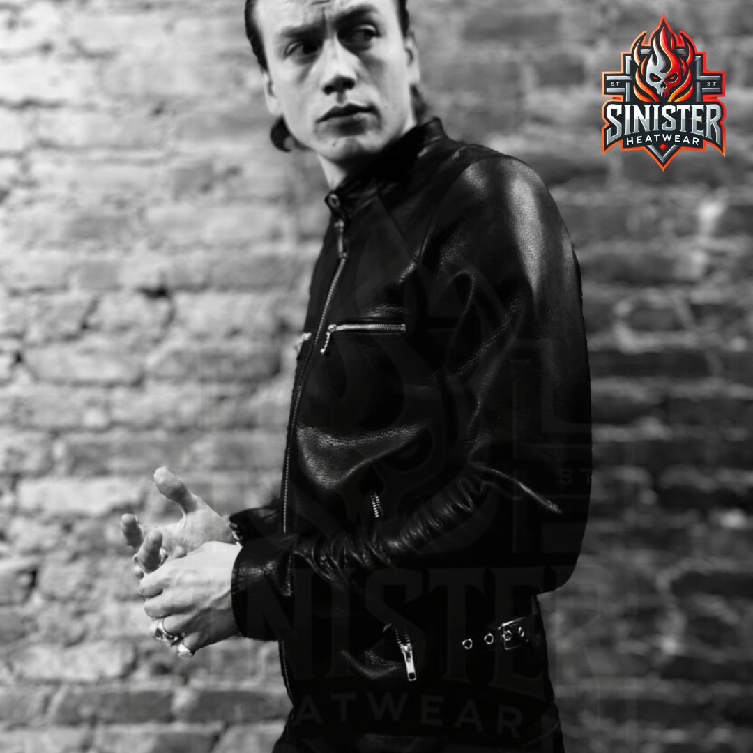 The Rogue Racer – Custom Made Black Leather Jacket
