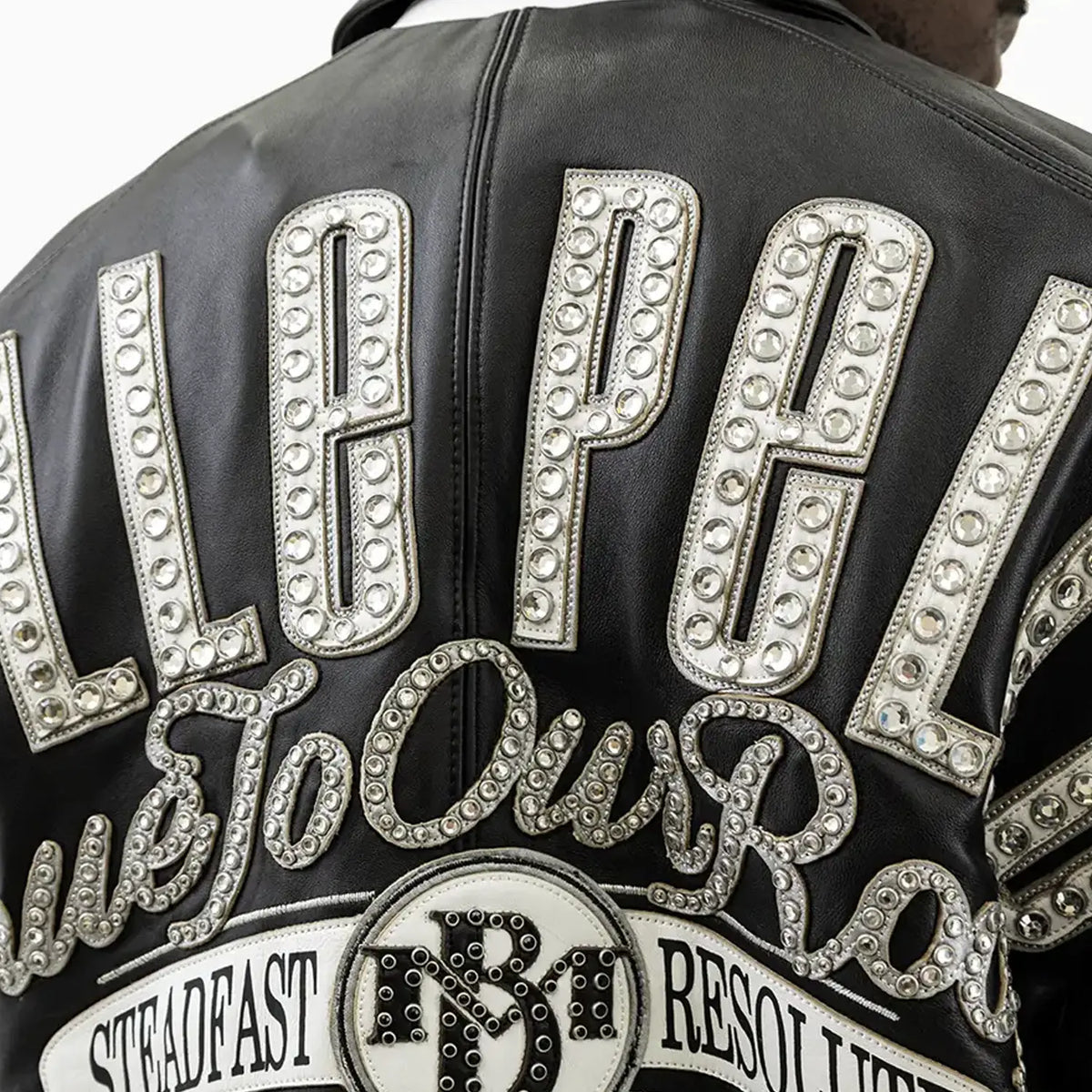 Marc Buchanan Pelle Pelle Studded Leather Jacket – True to Our Roots Edition