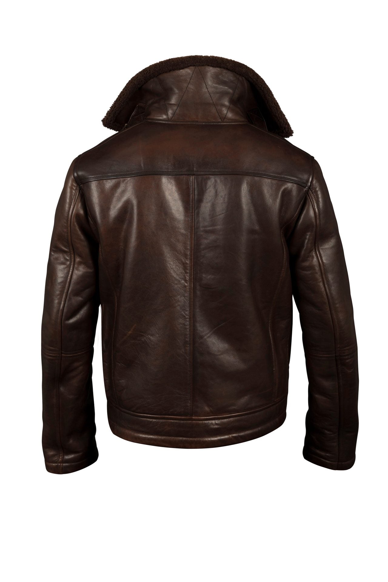 Classic Aviator Shearling Leather Jacket