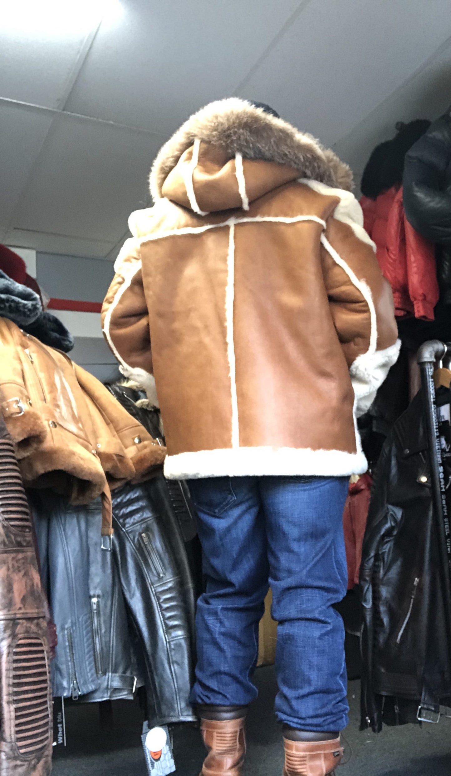 The Arctic King: Custom-Made Shearling Jacket