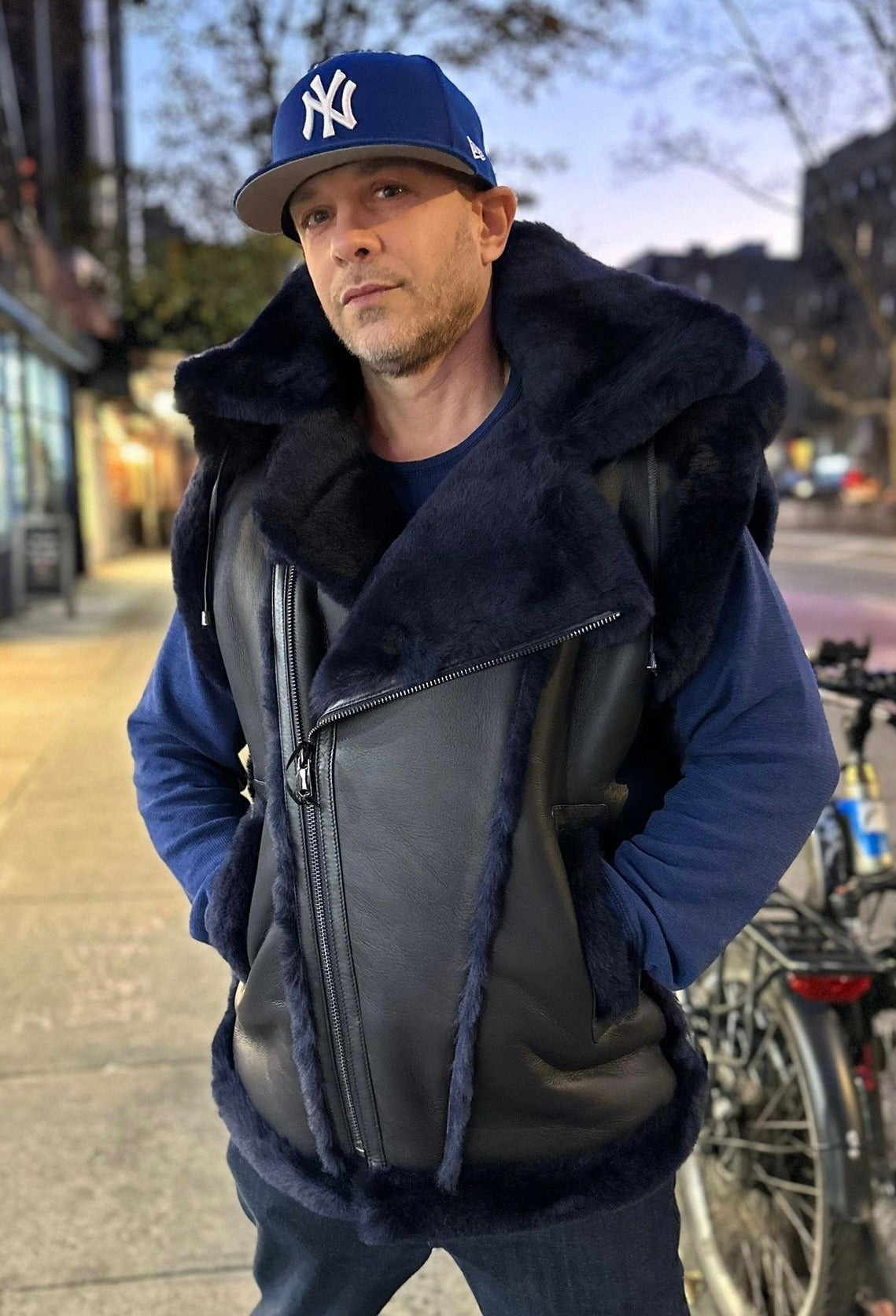BLACKTOP BRONX SAVAGE – Shearling Vest