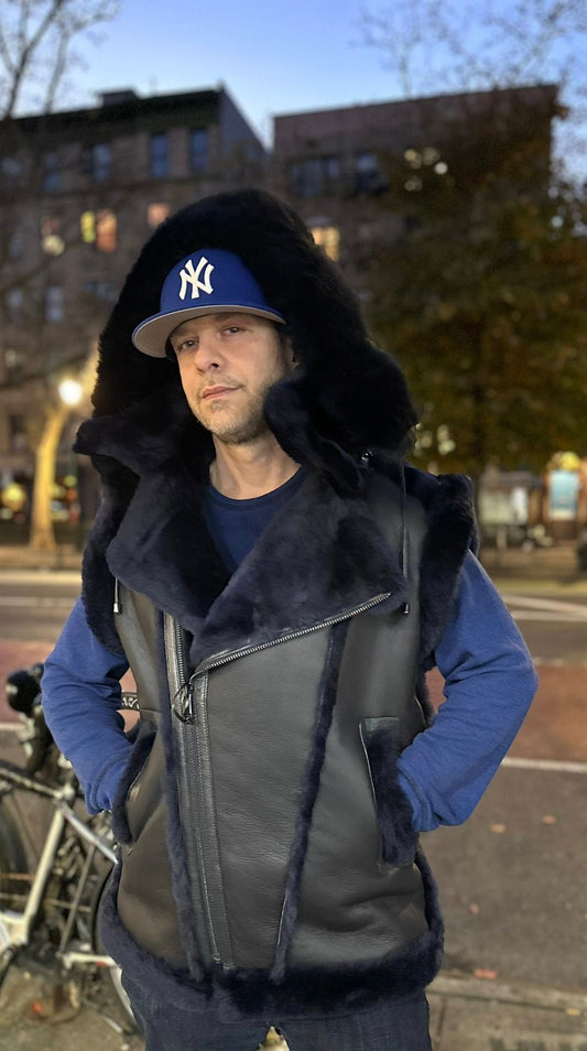 BLACKTOP BRONX SAVAGE – Shearling Vest