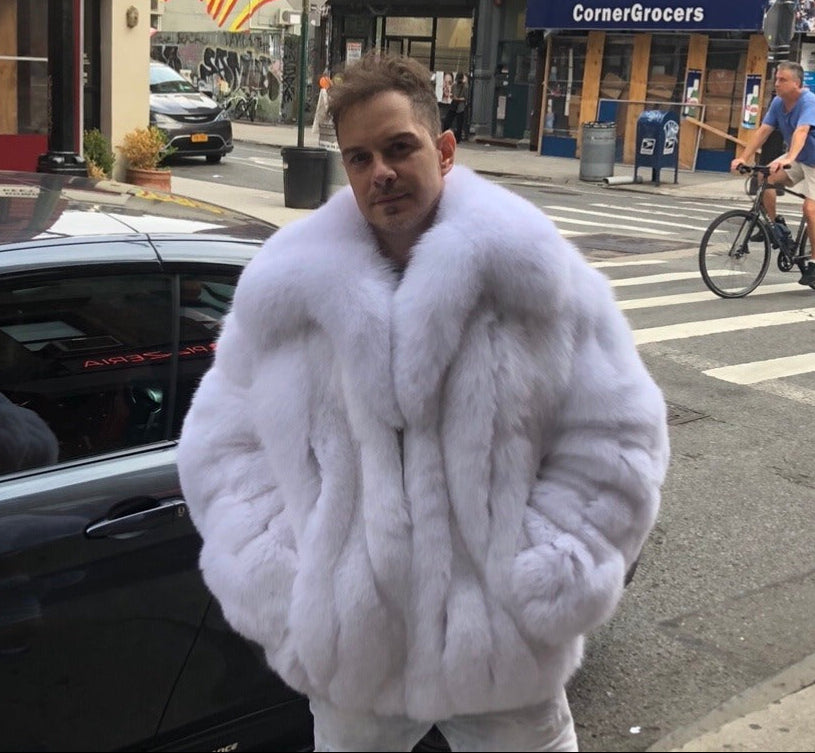 Arctic Authority – White Fox Custom Coat